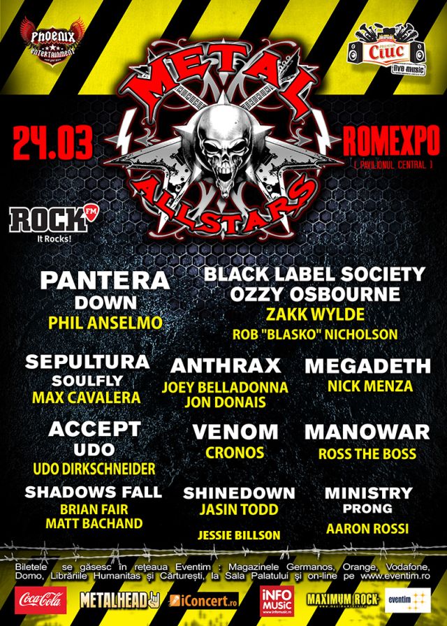 Afla setlistul Metal All Stars